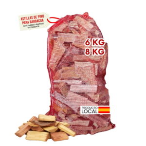Saco de astillas de pino para encendido de fuego - Grupo Barbero