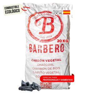 Saco de carbón vegetal de encina
