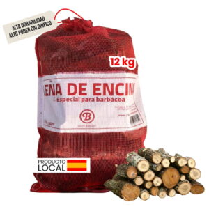 Saco de leña de encina