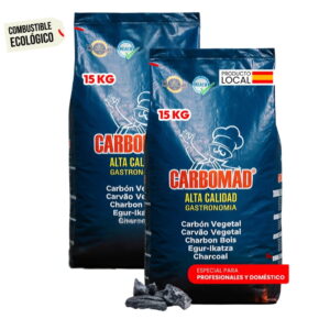 Pack de 2 Sacos carbón vegetal de Marabú