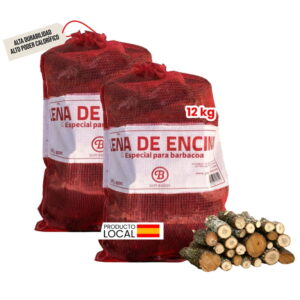 Pack 2 Sacos de leña de encina