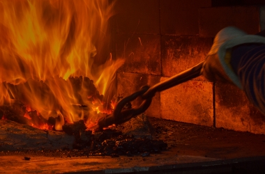Carbón de brezo para fragua, forja y herrería