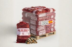 Leña de encina en saco, big bag o palet