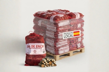 Leña de encina en saco, big bag o palet